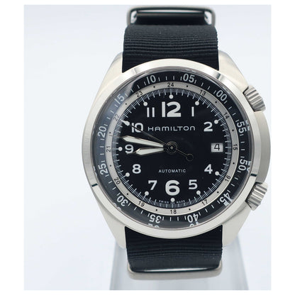 Front view of Hamilton Khaki Aviation Men's Automatic Watch H76455933-SD