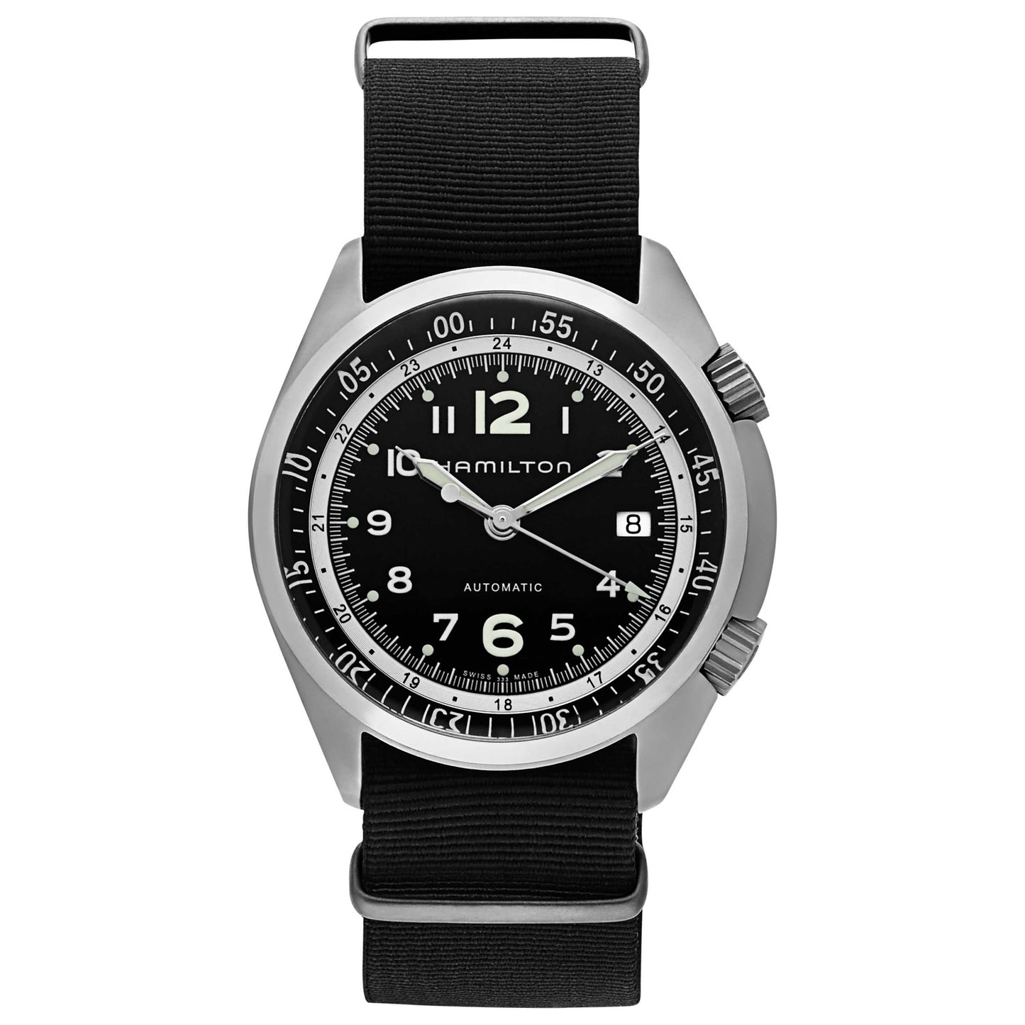 Front view of Hamilton Khaki Aviation Men's Automatic Watch H76455933