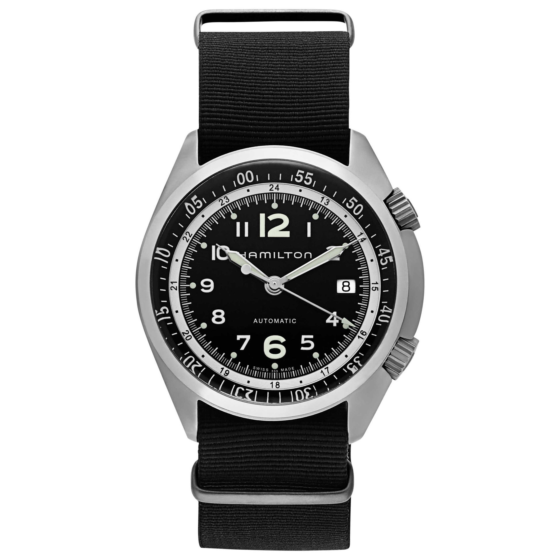 Front view of Hamilton Khaki Aviation Men's Automatic Watch H76455933