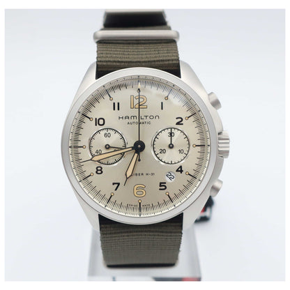 Front view of Hamilton Khaki Aviation Men's Automatic Watch H76456955-SD