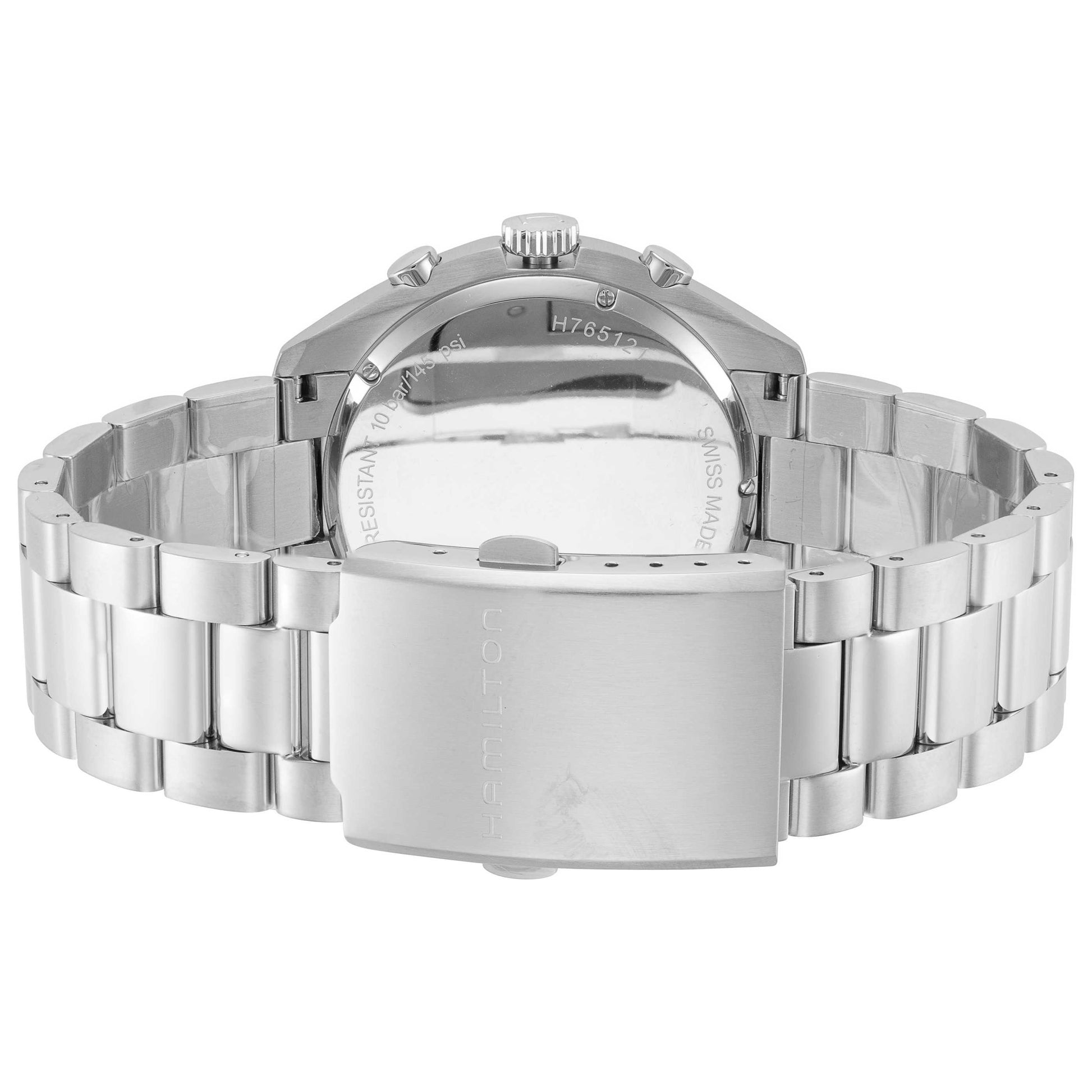 Back view of Hamilton Khaki Aviation Men's Quartz Watch H76512133