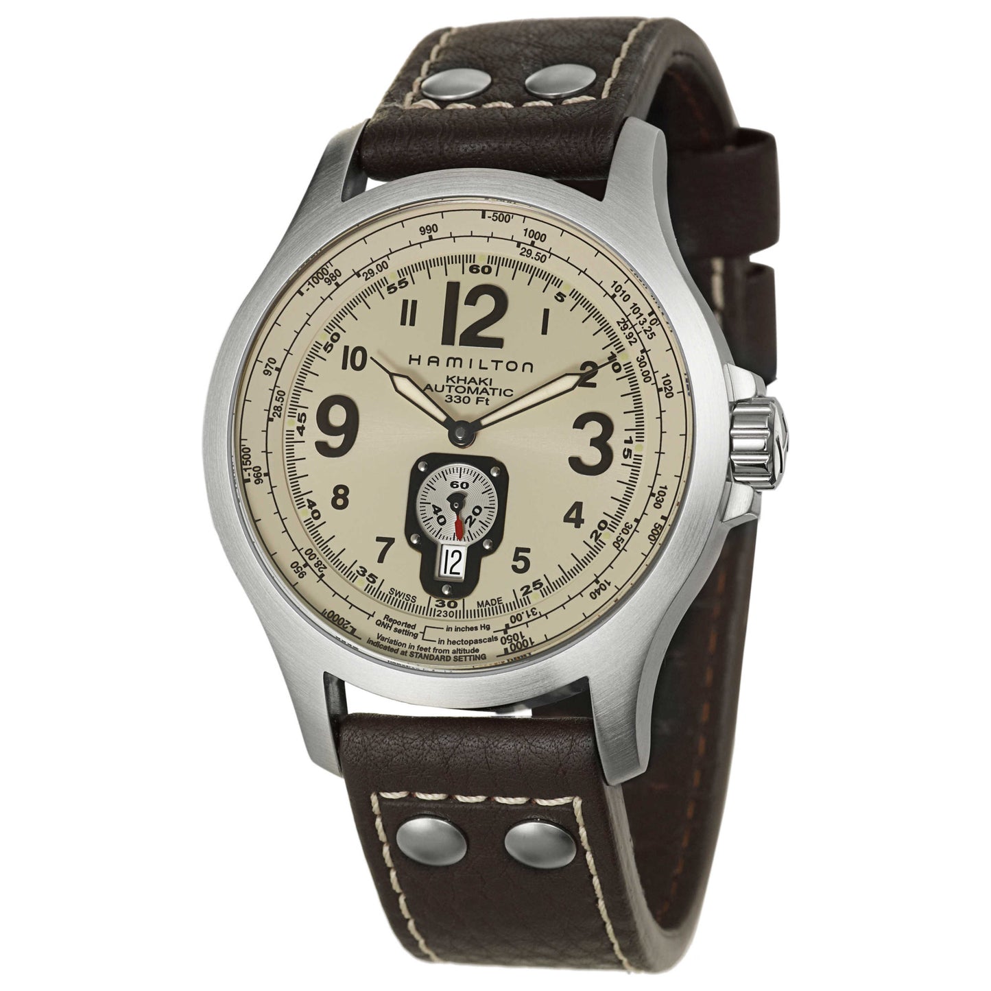 Front view of Hamilton Khaki Aviation Men's Automatic Watch H76515523