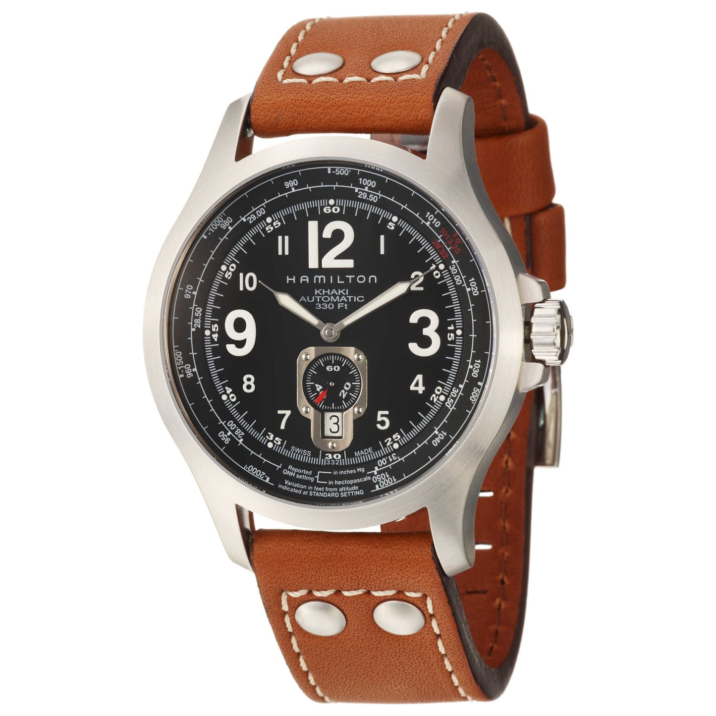 Front view of Hamilton Khaki Aviation Men's Automatic Watch H76515533