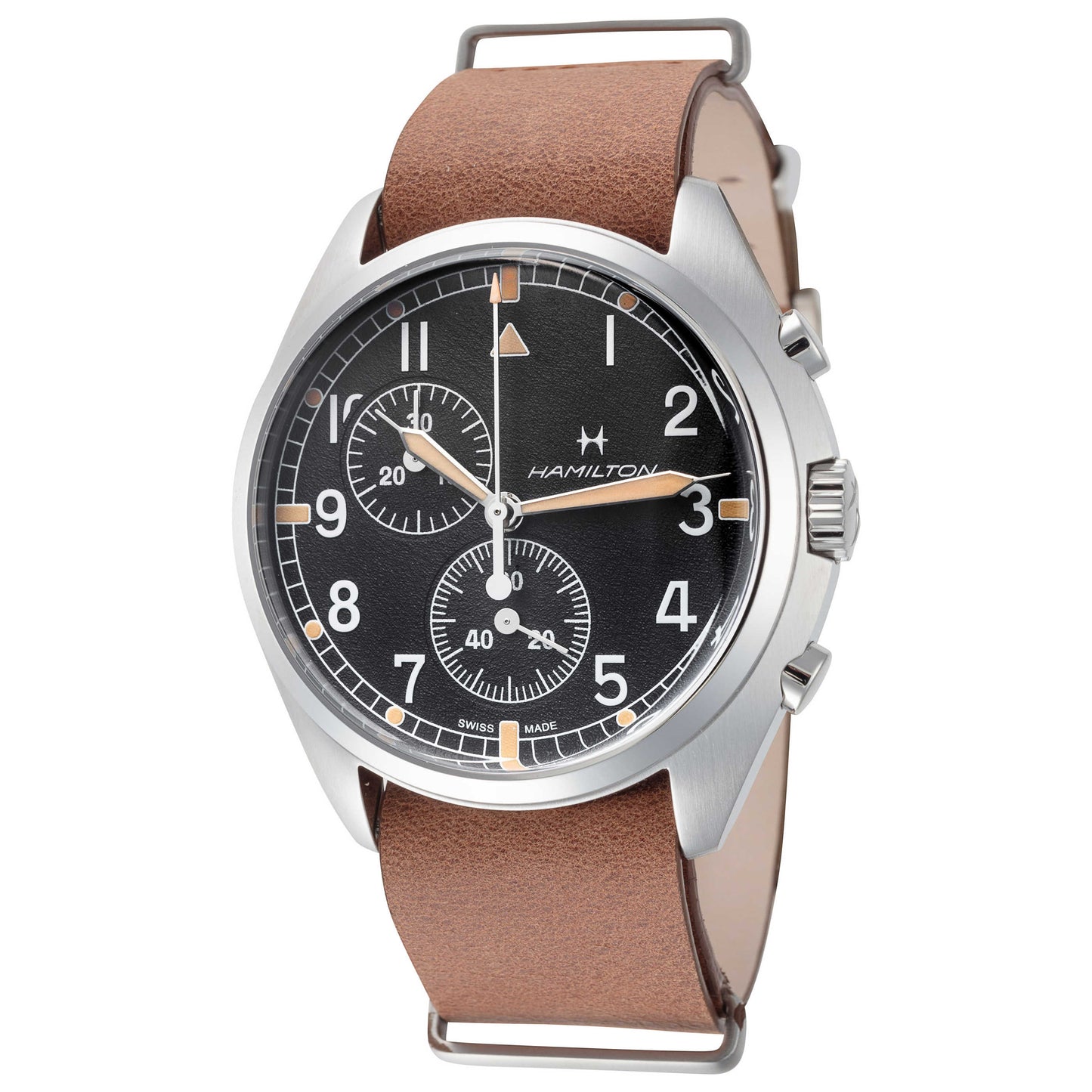 Front view of Hamilton Khaki Aviation Men's Quartz Watch H76522531