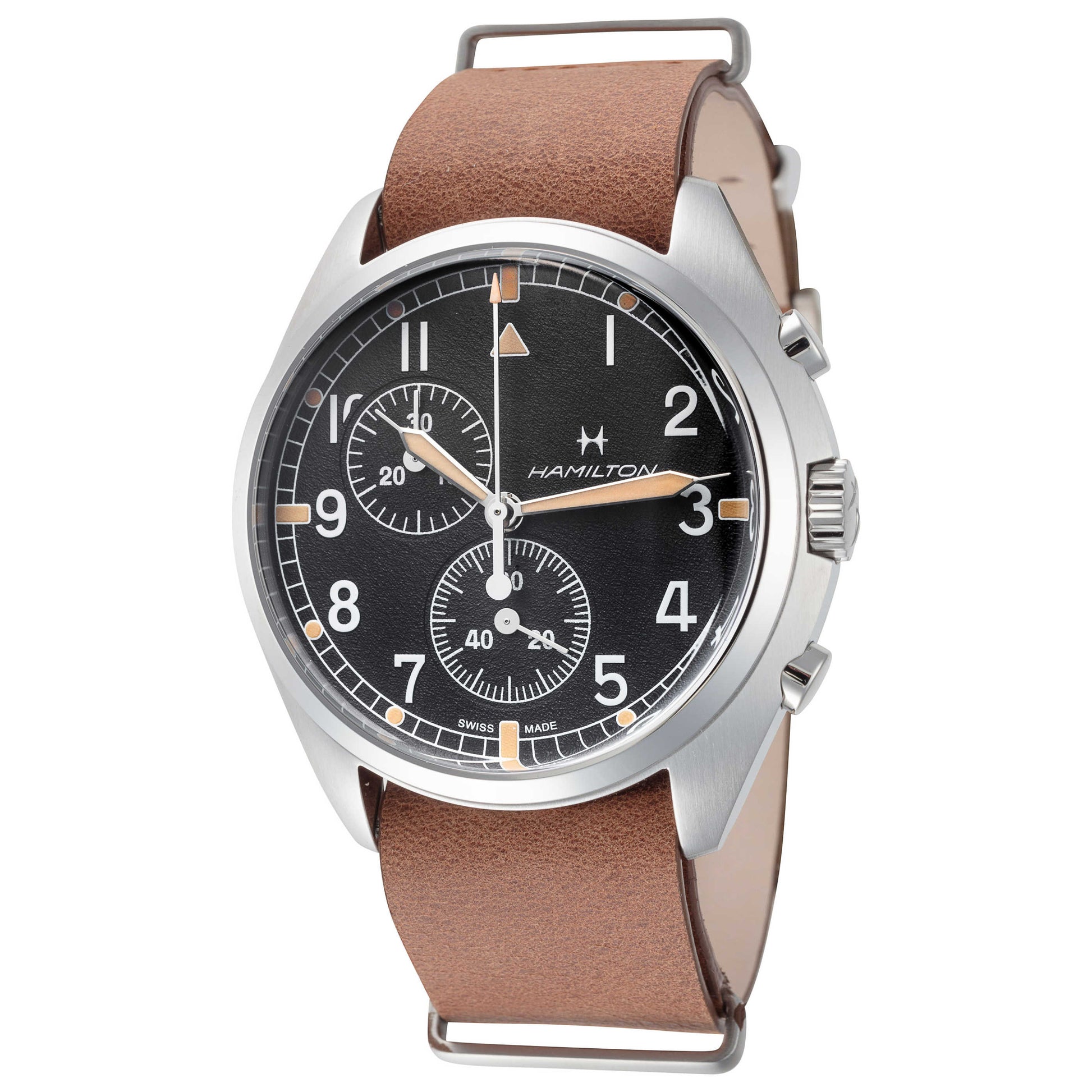 Front view of Hamilton Khaki Aviation Men's Quartz Watch H76522531