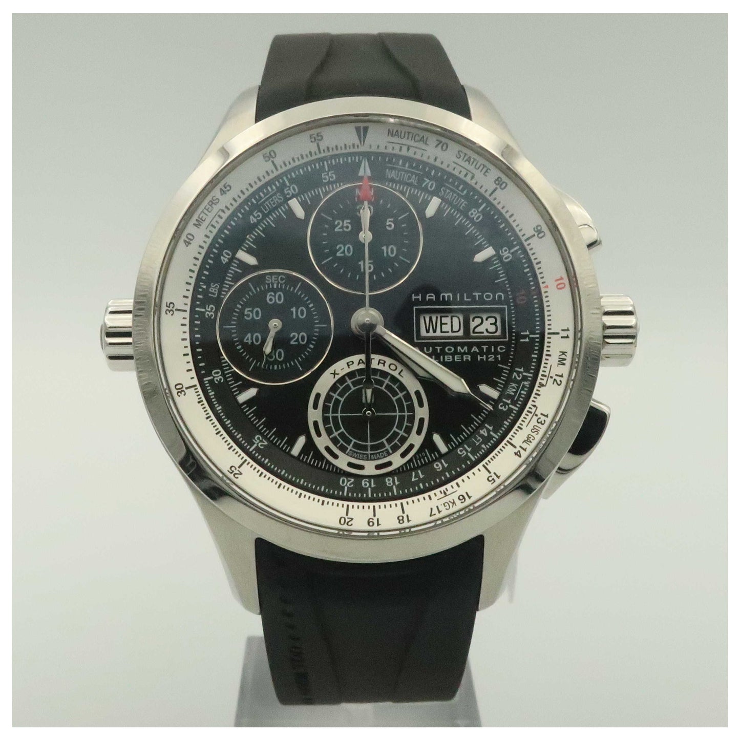 Front view of Hamilton Khaki Aviation Men's Automatic Watch H76556331-SDV