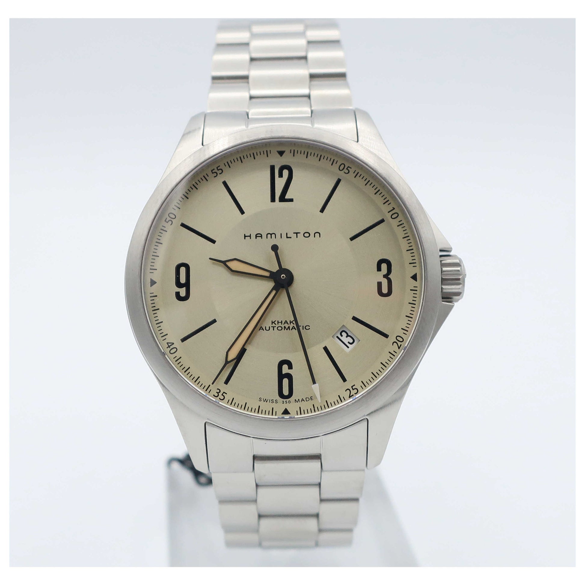 Front view of Hamilton Khaki Aviation Men's Automatic Watch H76565125-SD