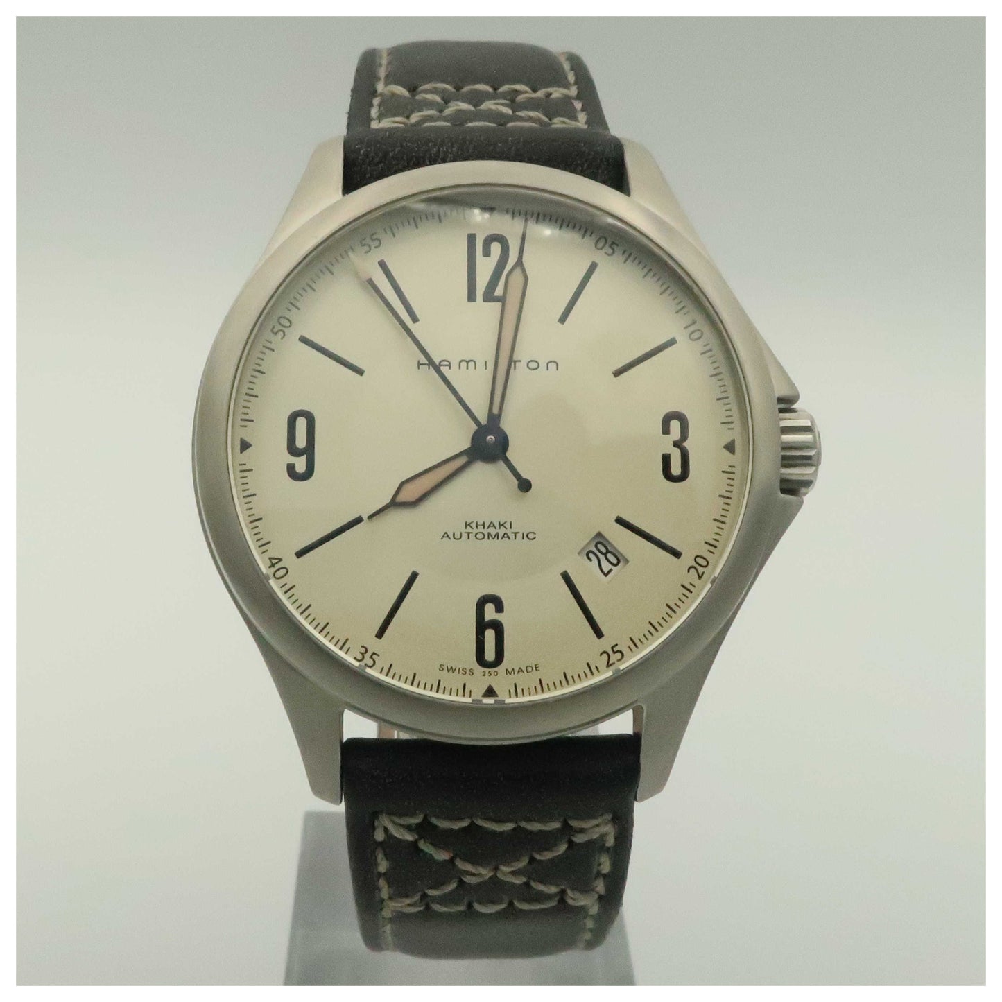 Front view of Hamilton Khaki Aviation Men's Automatic Watch H76565725-PO2