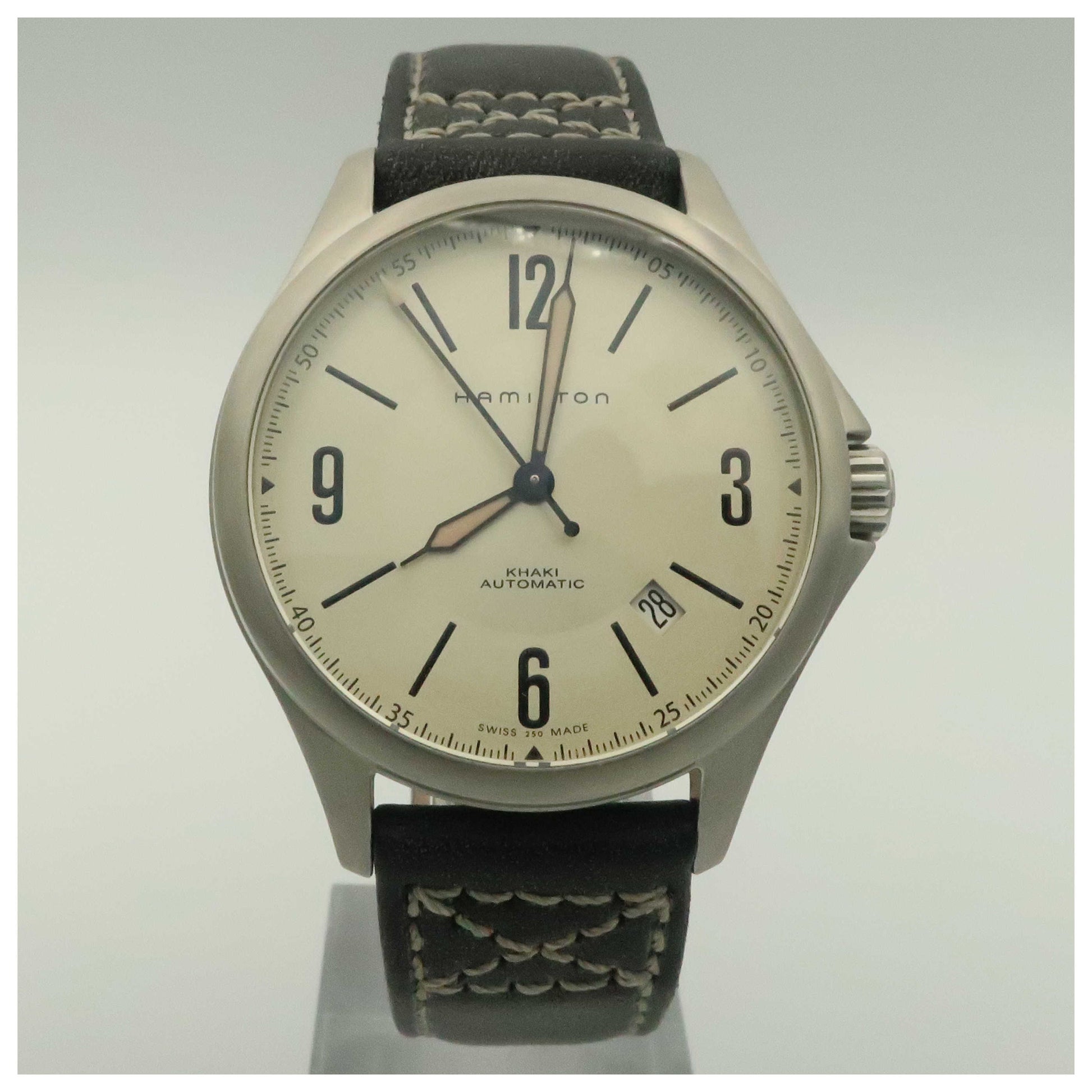 Front view of Hamilton Khaki Aviation Men's Automatic Watch H76565725-PO2