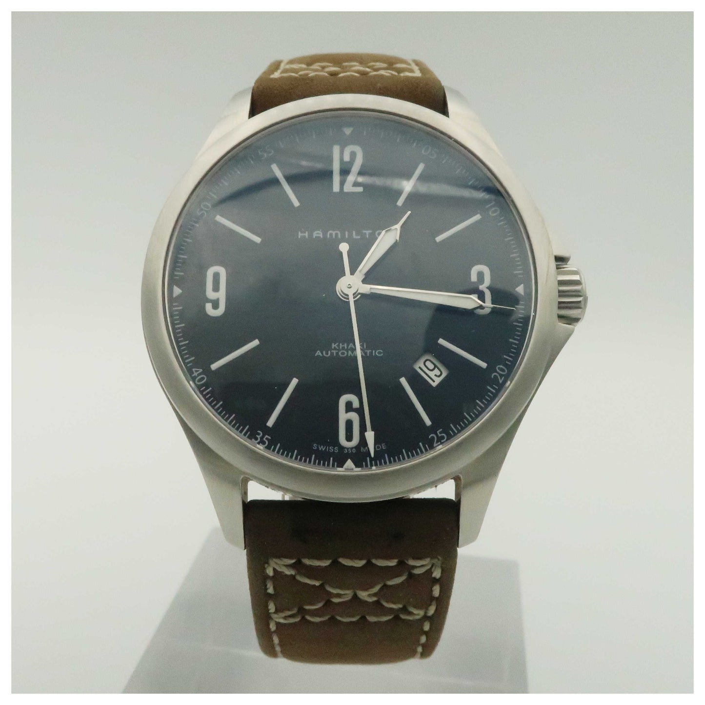 Front view of Hamilton Khaki Aviation Men's Automatic Watch H76565835-PO