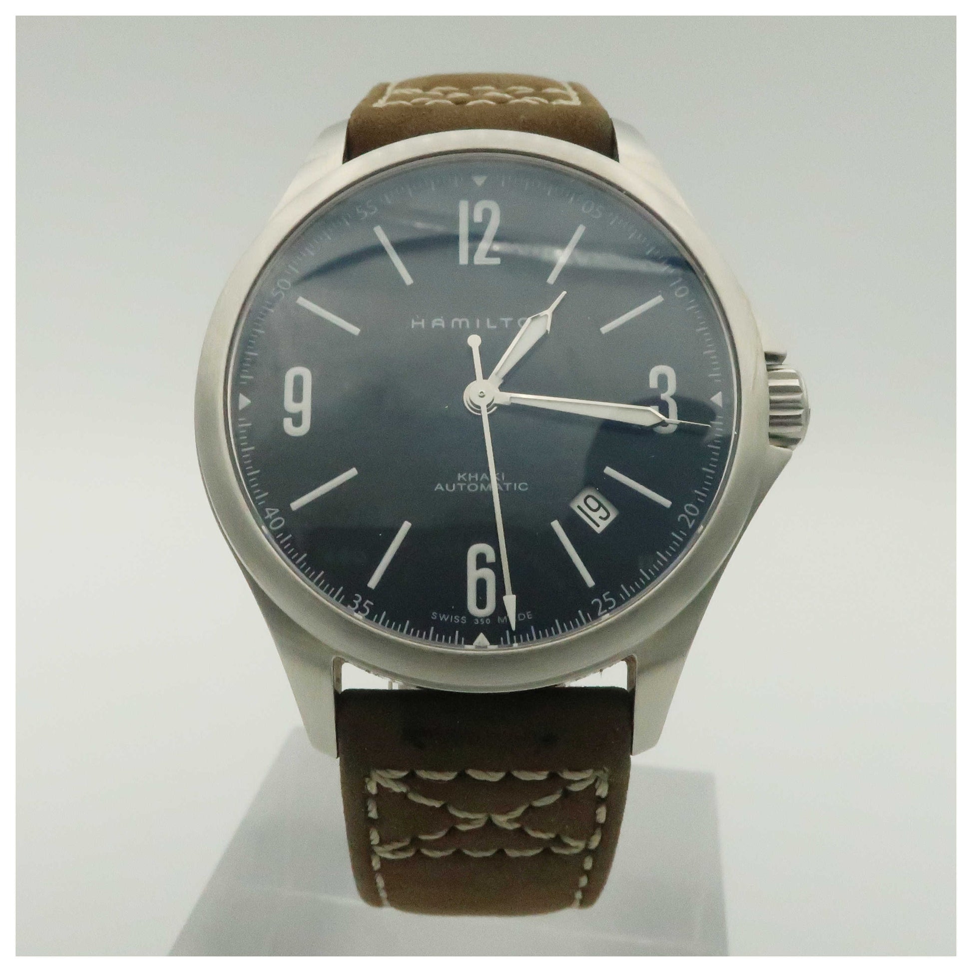 Front view of Hamilton Khaki Aviation Men's Automatic Watch H76565835-PO