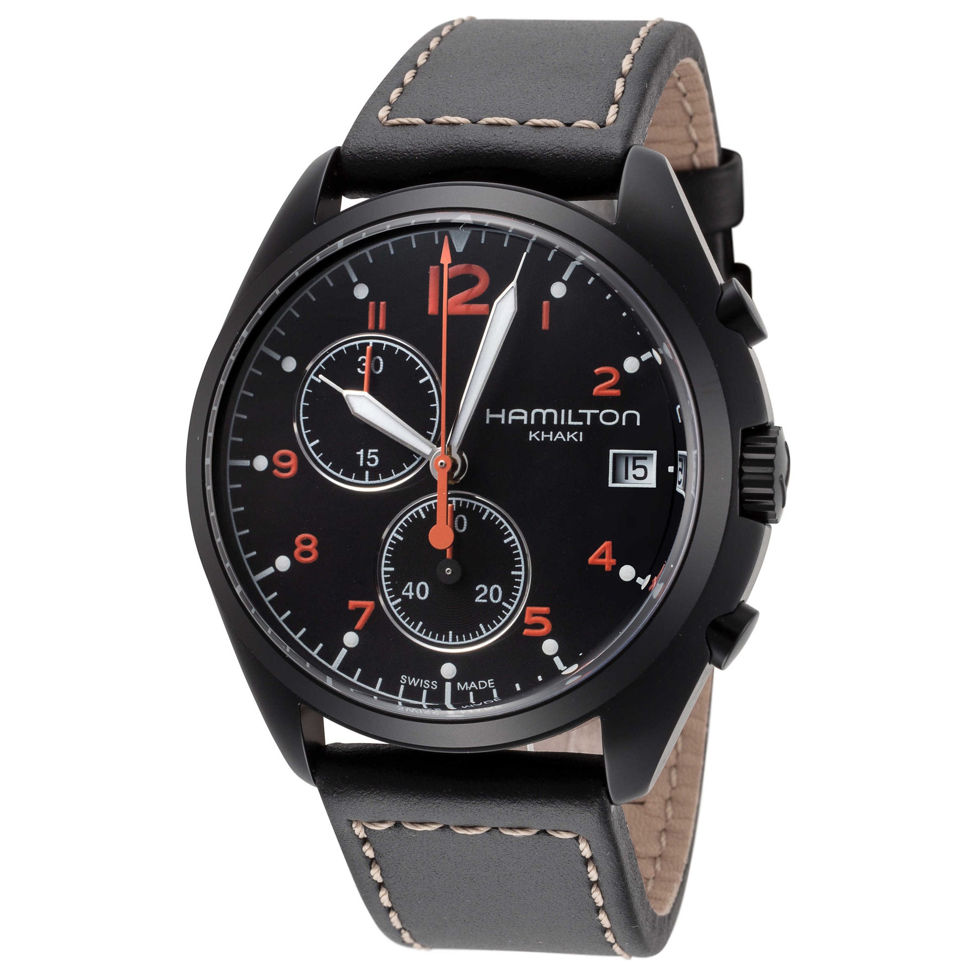 Front view of Hamilton Khaki Aviation Men's Quartz Watch H76582733