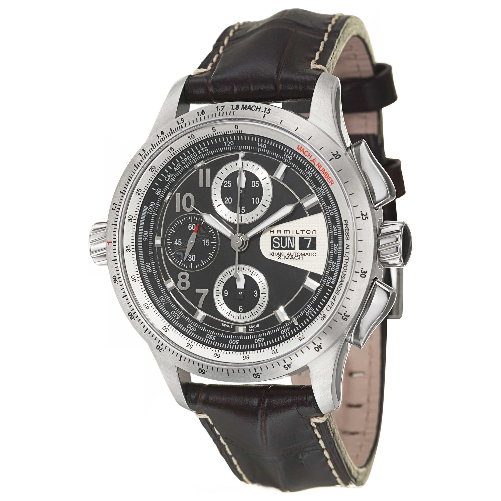 Front view of Hamilton Khaki Aviation Men's Automatic Watch H76626535