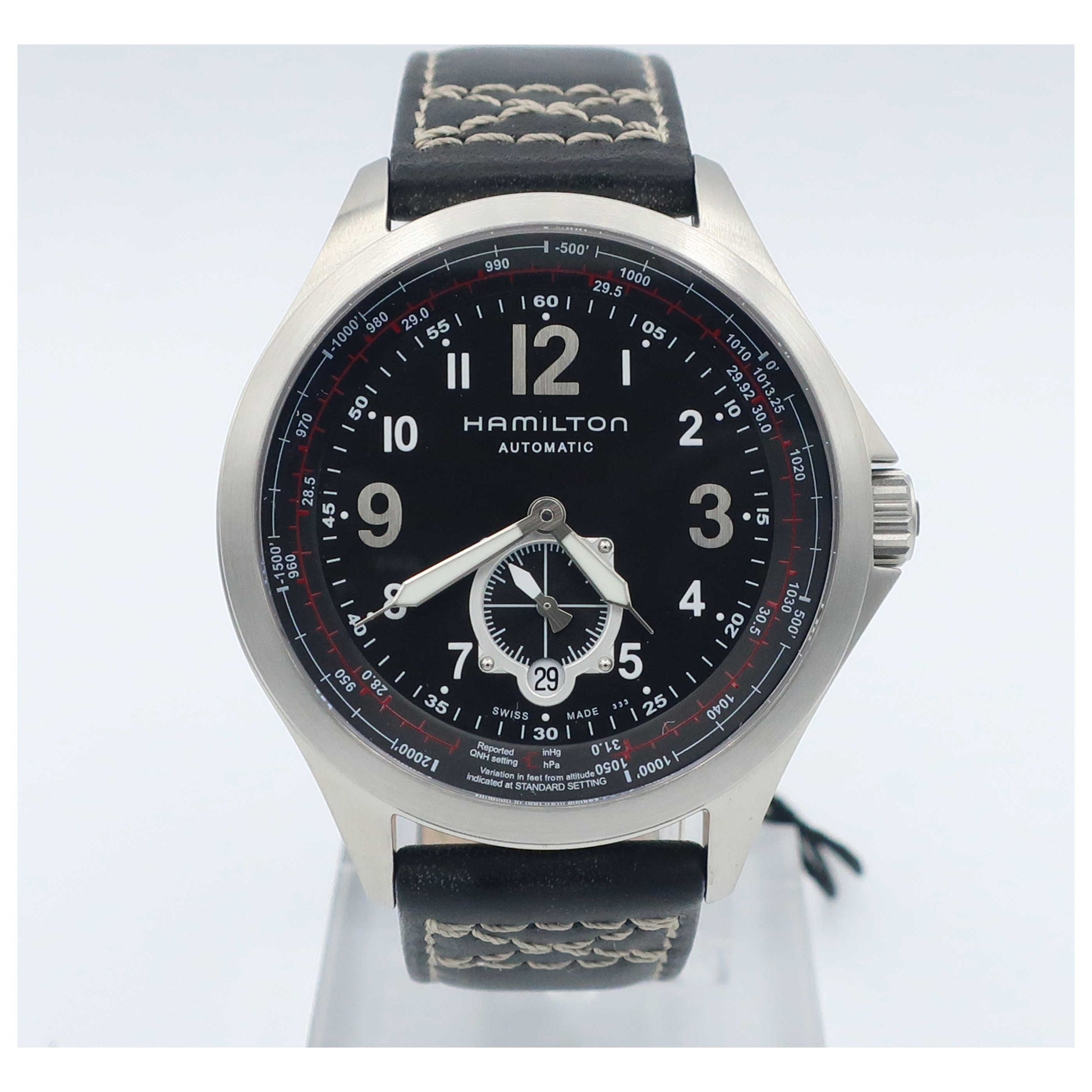 Front view of Hamilton Khaki Aviation Men's Automatic Watch H76655733-SDV
