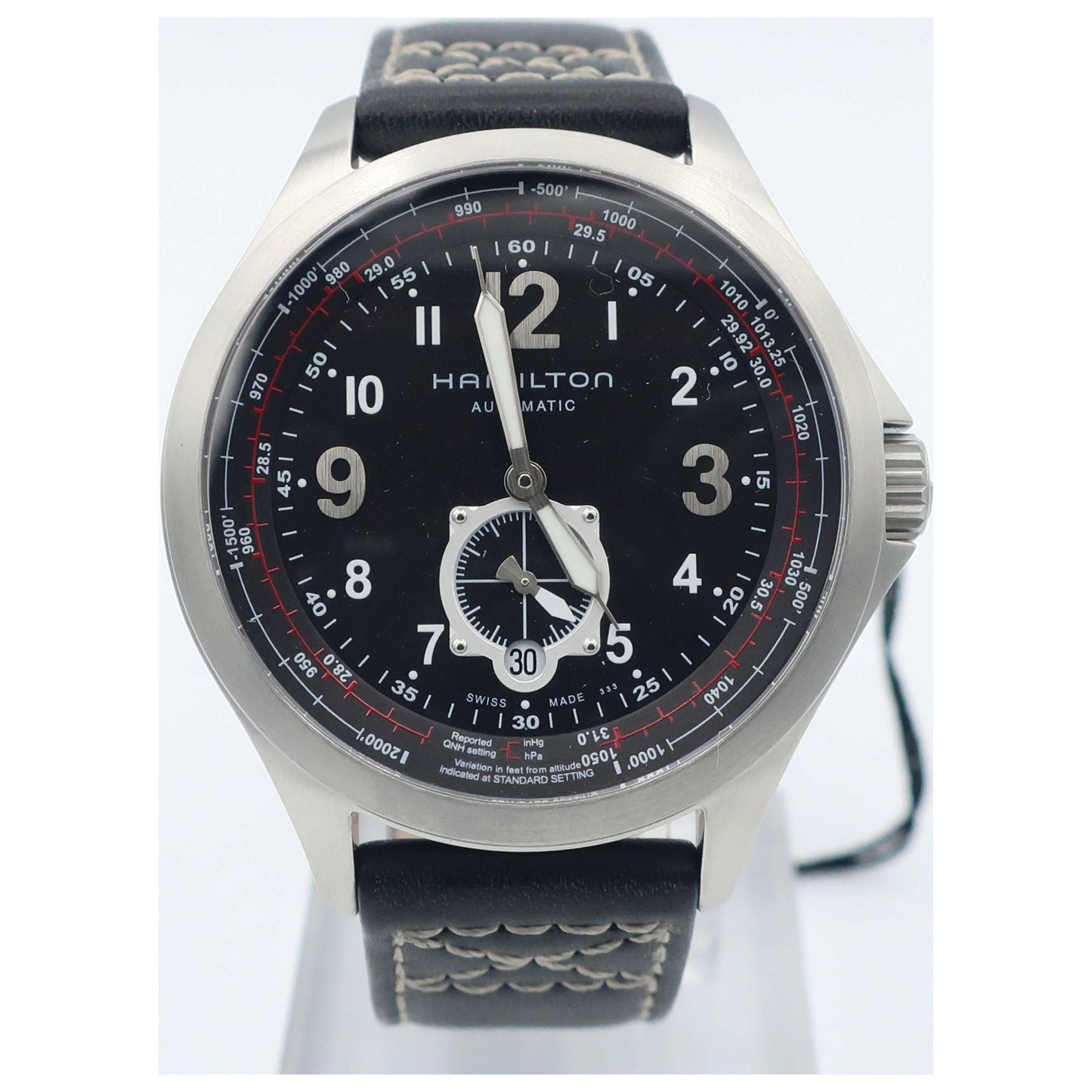Front view of Hamilton Khaki Aviation Men's Automatic Watch H76655733-SD