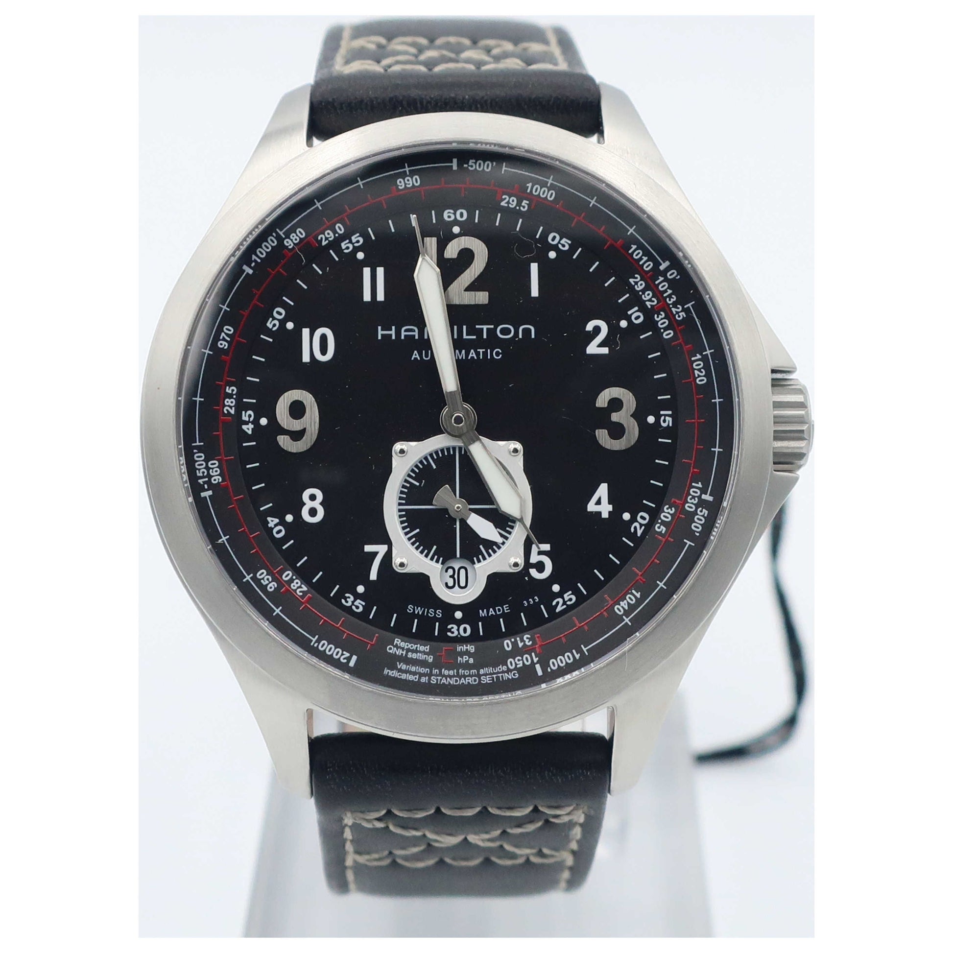 Front view of Hamilton Khaki Aviation Men's Automatic Watch H76655733-SD