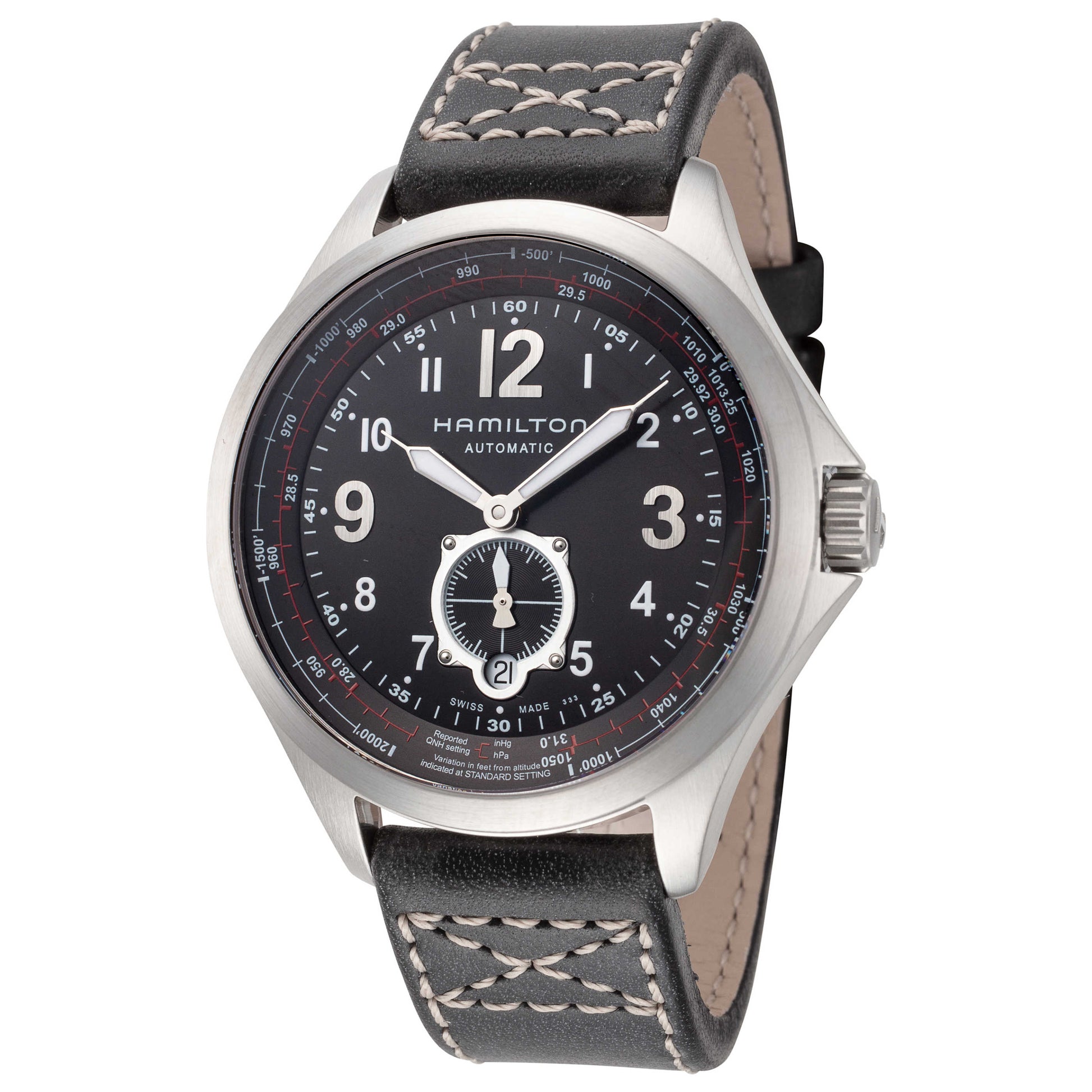 Front view of Hamilton Khaki Aviation Men's Automatic Watch H76655733