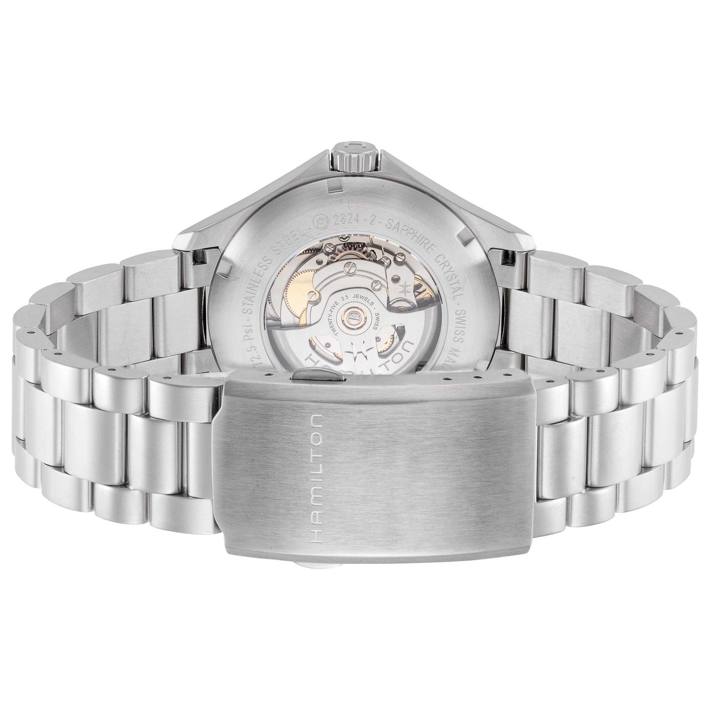 Back view of Hamilton Khaki Aviation Men's Automatic Watch H76665135