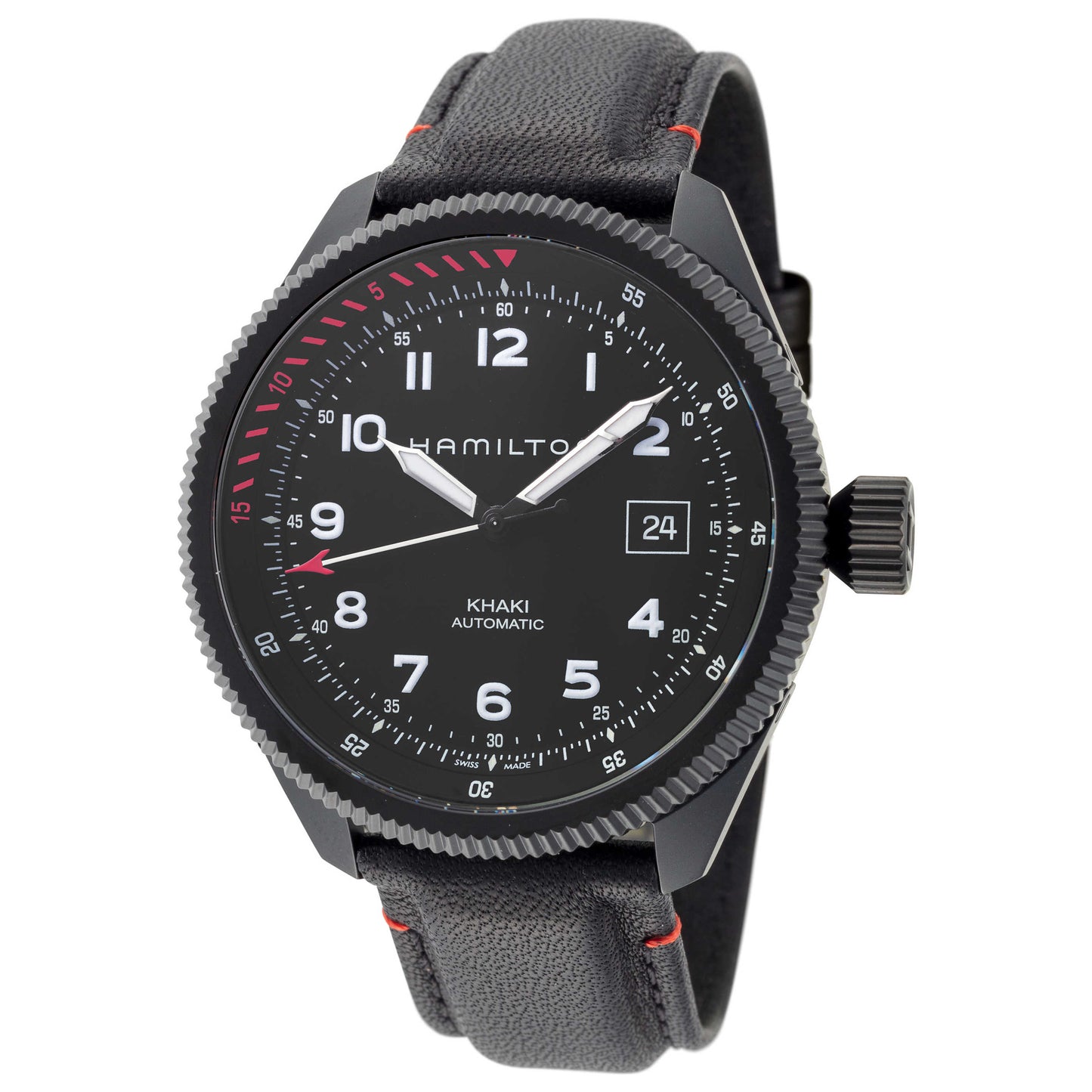 Front view of Hamilton Khaki Aviation Men's Automatic Watch H76695733