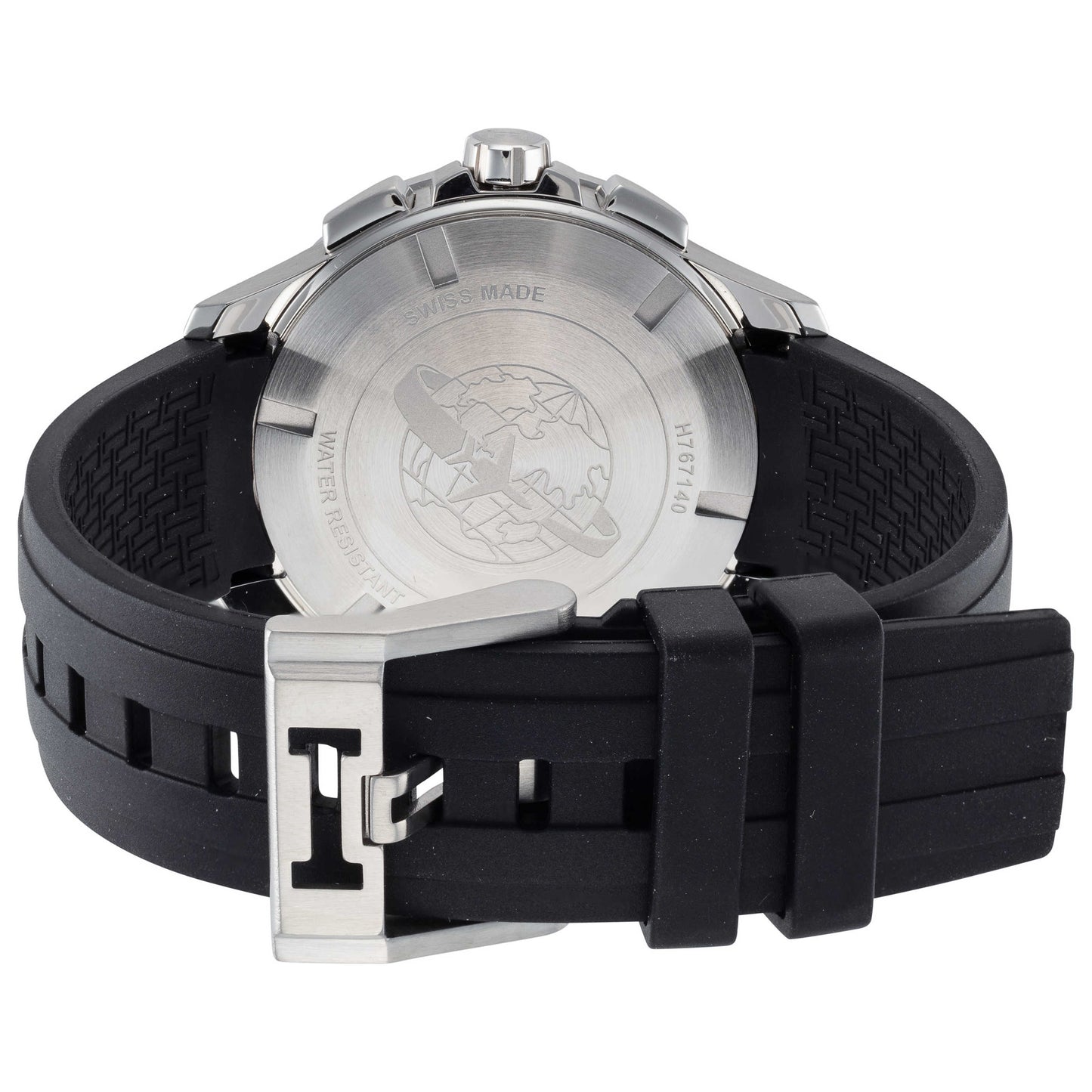 Back view of Hamilton Khaki Aviation Men's Quartz Watch H76714335