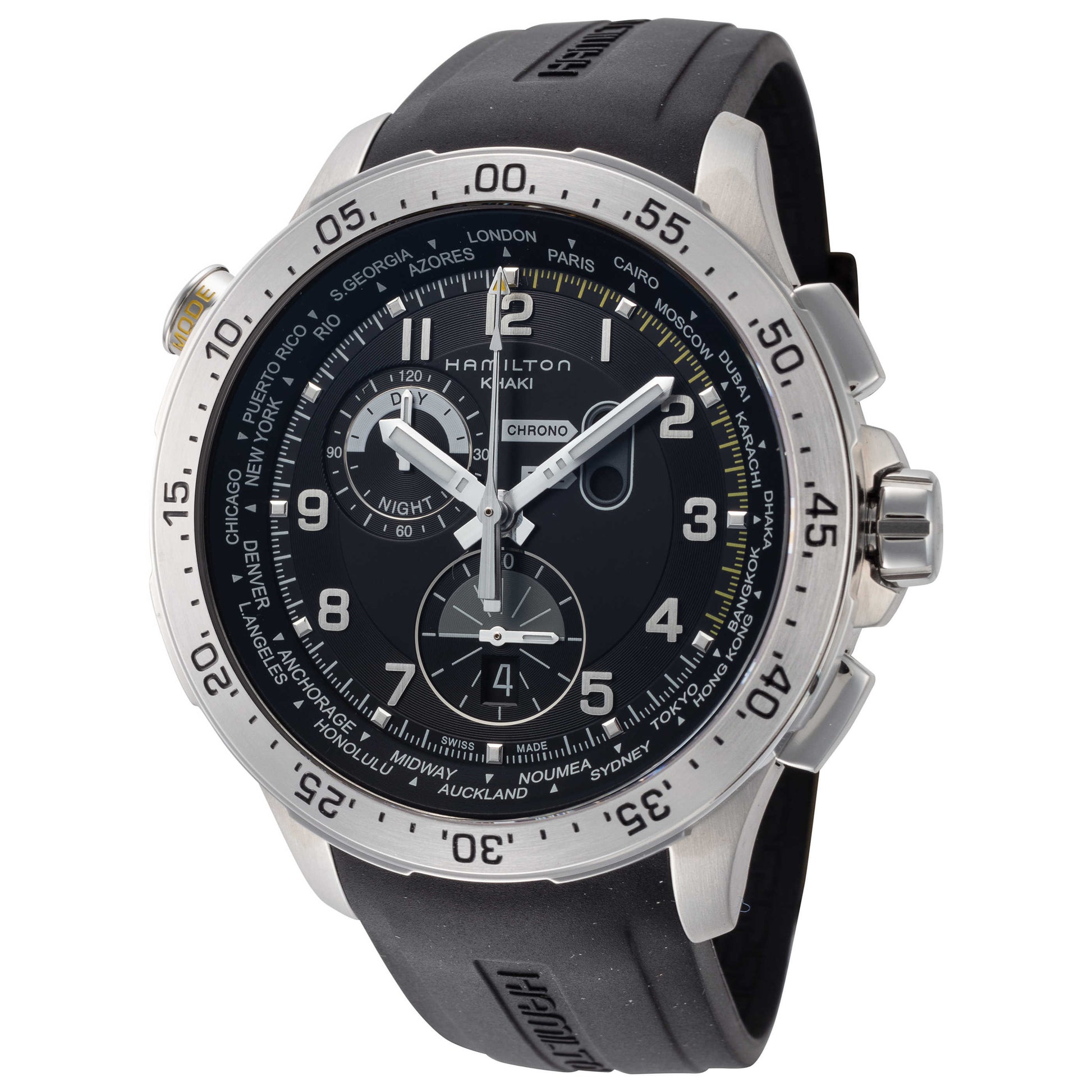 Front view of Hamilton Khaki Aviation Men's Quartz Watch H76714335