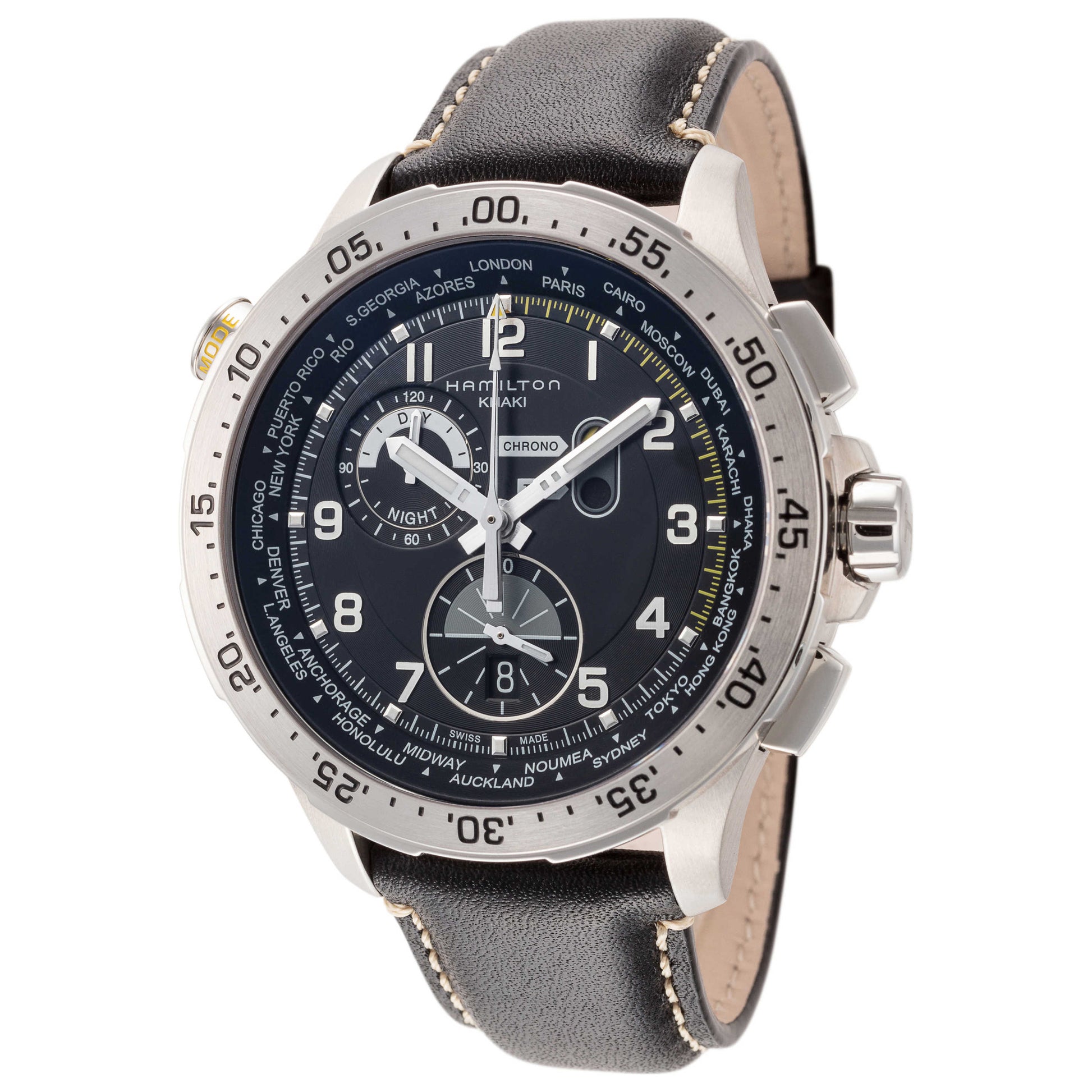 Front view of Hamilton Khaki Aviation Men's Quartz Watch H76714735