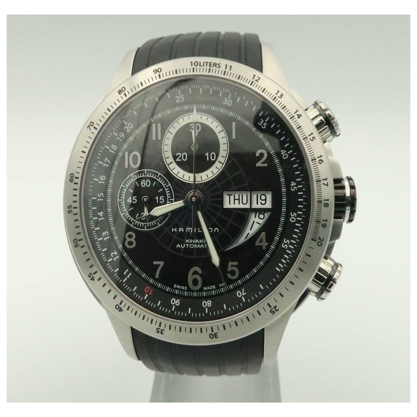 Front view of Hamilton Khaki Aviation Men's Automatic Watch H76716333-PO