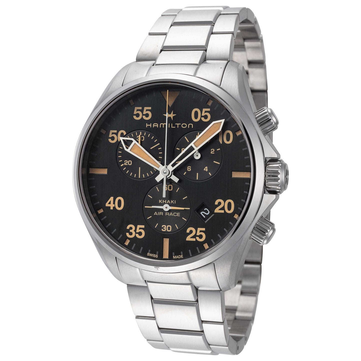 Front view of Hamilton Khaki Aviation Men's Quartz Watch H76722131