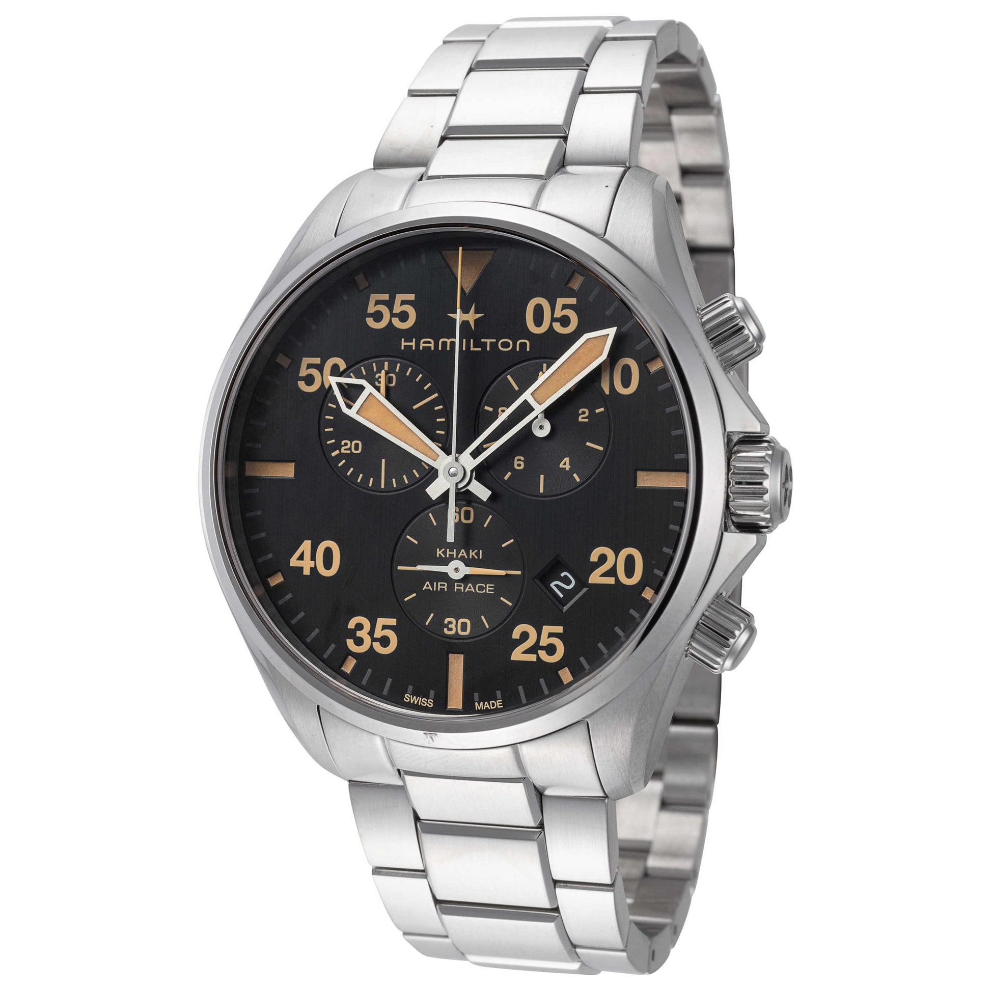 Front view of Hamilton Khaki Aviation Men's Quartz Watch H76722131