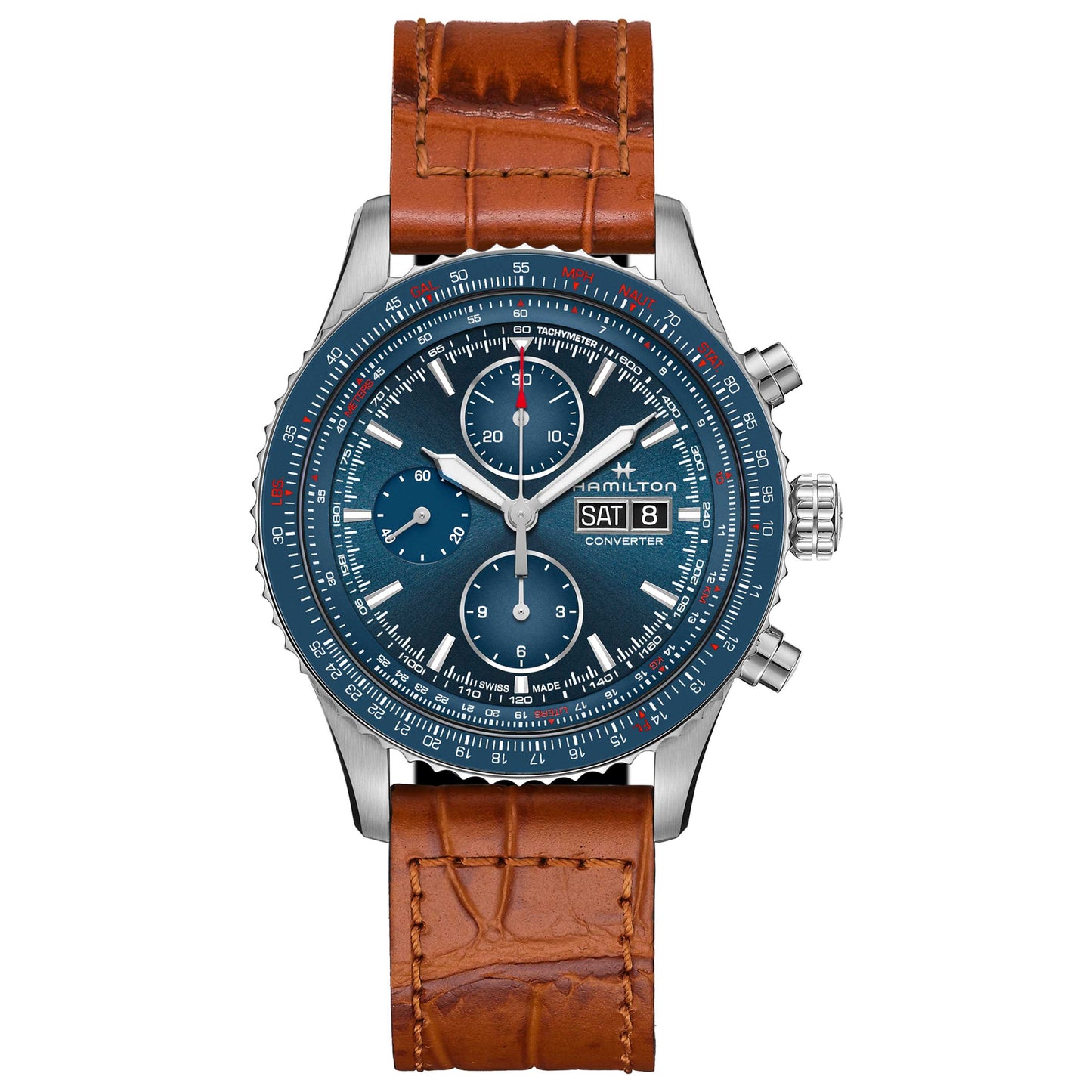Front view of Hamilton Khaki Aviation Men's Automatic Watch H76746540