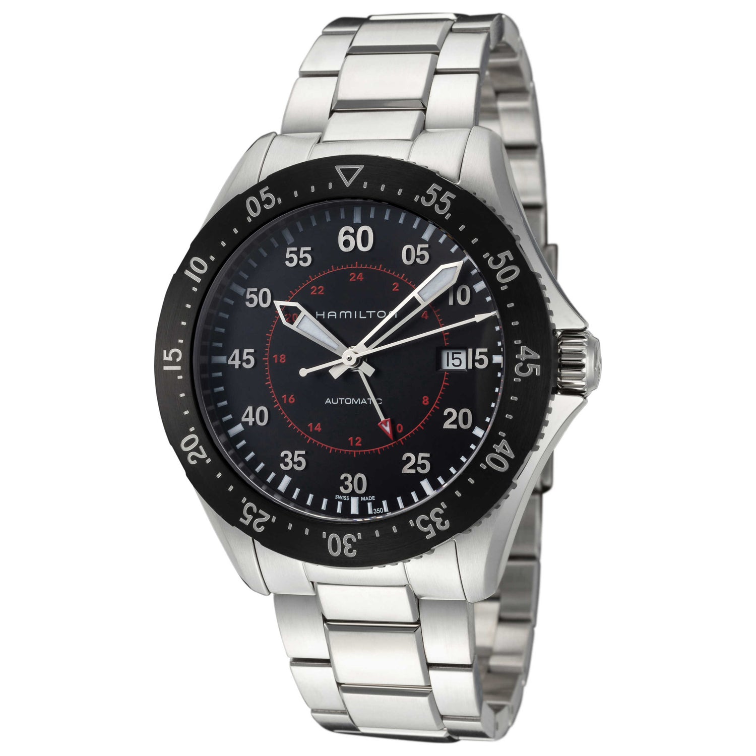 Front view of Hamilton Khaki Aviation Men's Automatic Watch H76755135