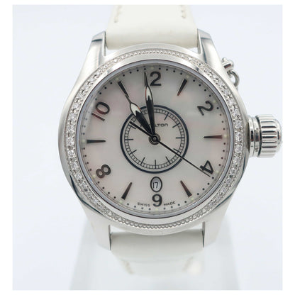 Front view of Hamilton Khaki Navy Women's Swiss Quartz (Battery-Powered) Watch H77211615-SD2