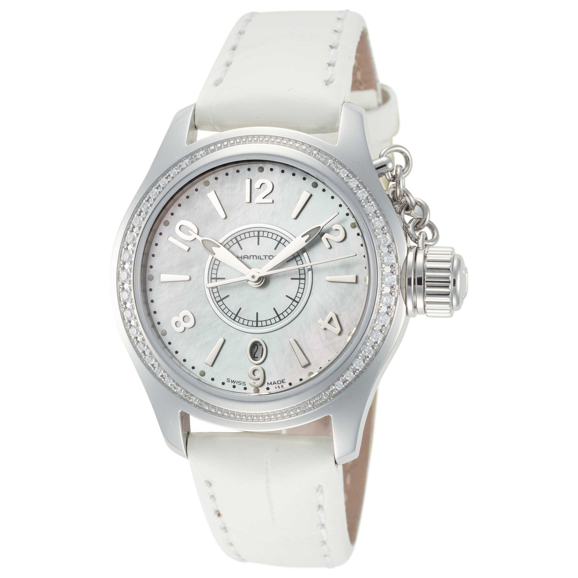 Front view of Hamilton Khaki Navy Women's Quartz Watch H77211615