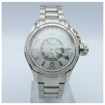 Front view of Hamilton Khaki Navy Women's Swiss Quartz (Battery-Powered) Watch H77311115-SD