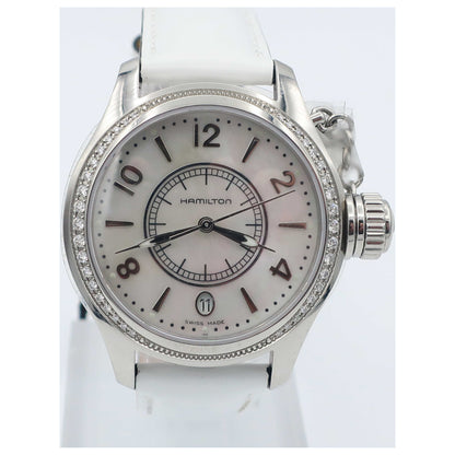 Front view of Hamilton Khaki Navy Women's Swiss Quartz (Battery-Powered) Watch H77311815-SD