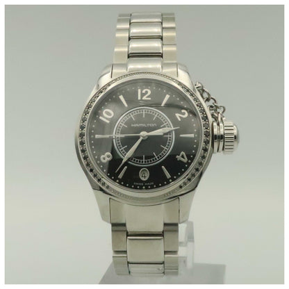 Front view of Hamilton Khaki Navy Women's Swiss Quartz (Battery-Powered) Watch H77351135-SD