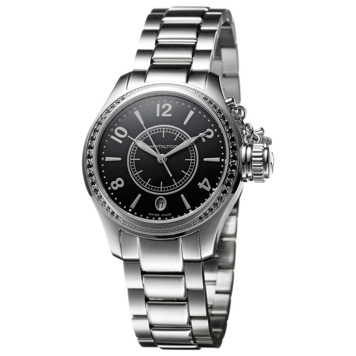 Front view of Hamilton Khaki Navy Women's Swiss Quartz (Battery-Powered) Watch H77351135