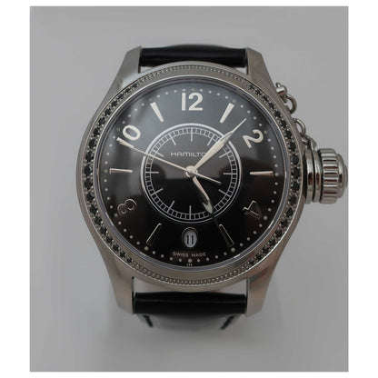 Front view of Hamilton Khaki Navy Women's Swiss Quartz (Battery-Powered) Watch H77351935-SD