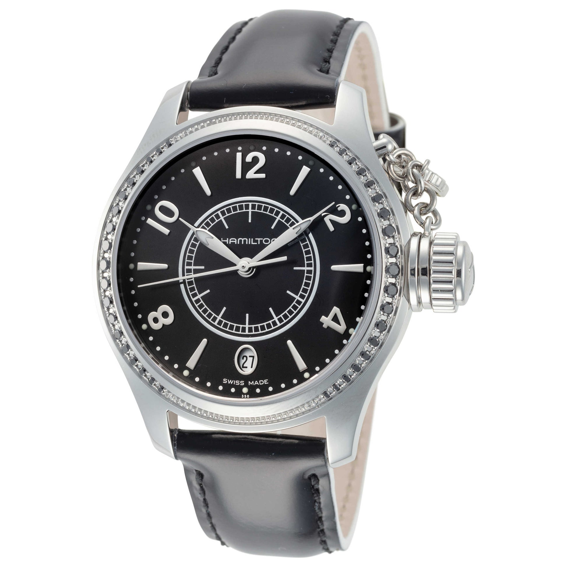 Front view of Hamilton Khaki Navy Women's Quartz Watch H77351935