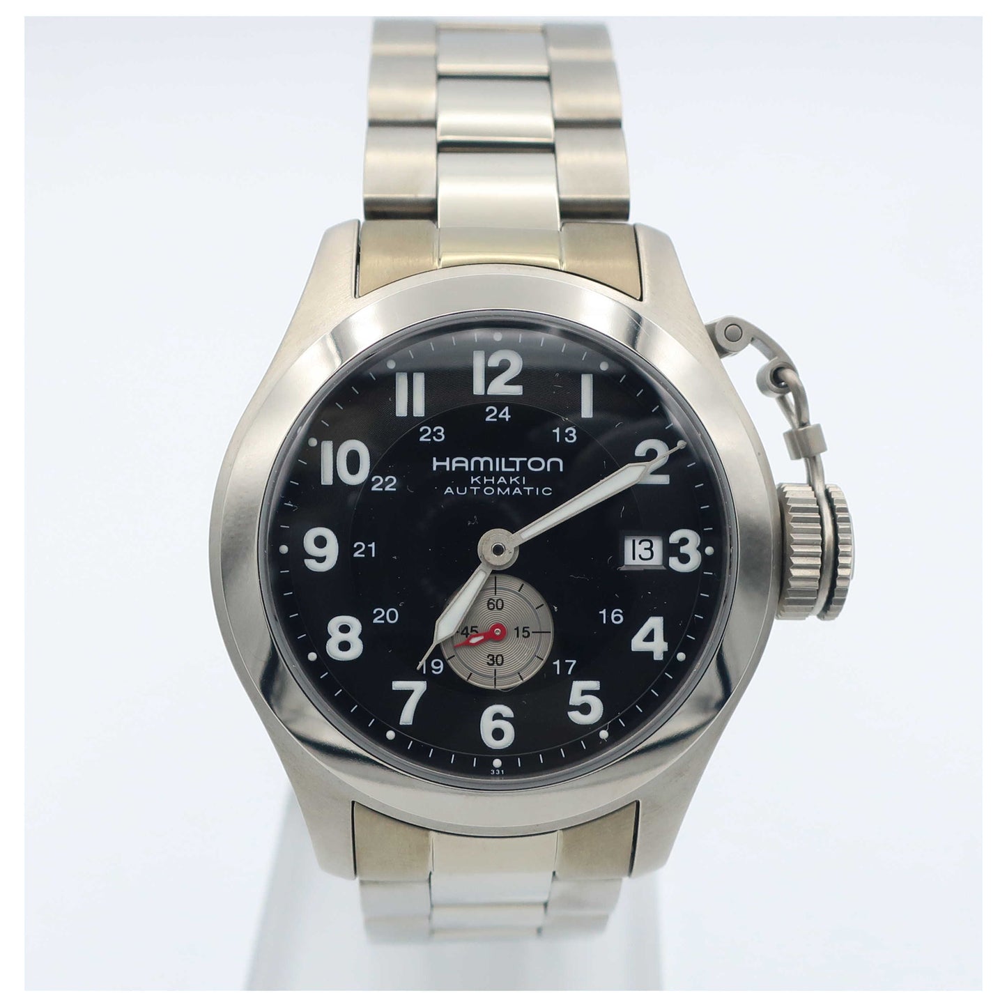 Front view of Hamilton Khaki Navy Men's Automatic Watch H77415133-SD