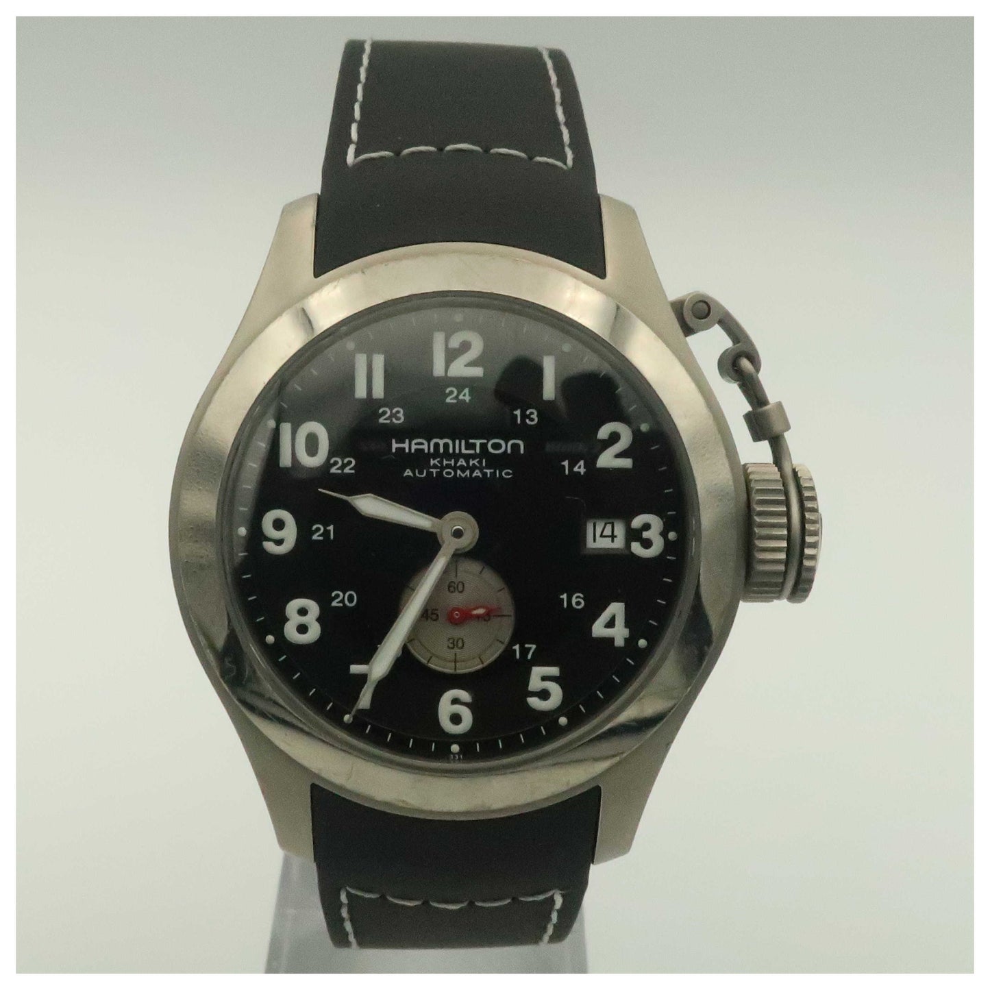 Front view of Hamilton Khaki Navy Men's Automatic Watch H77415333-PO
