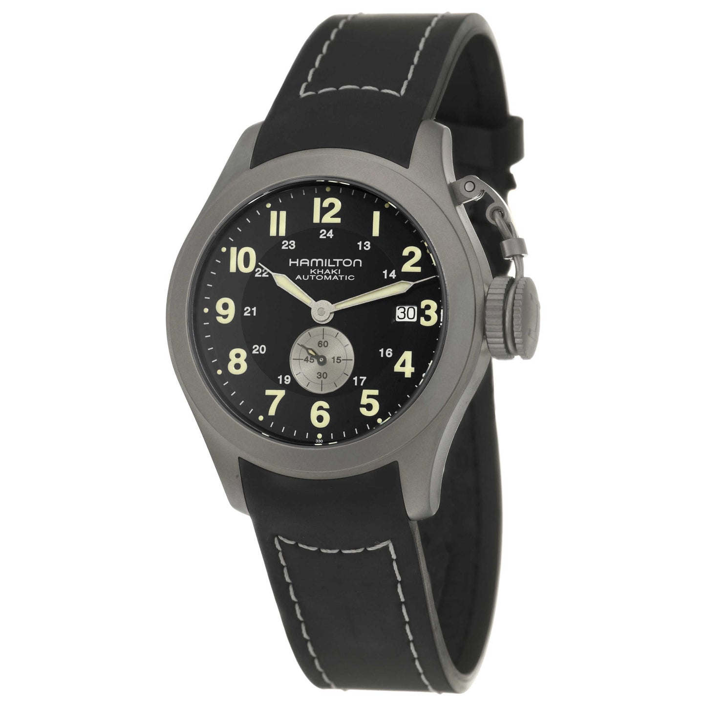 Front view of Hamilton Khaki Navy Men's Automatic Watch H77445333