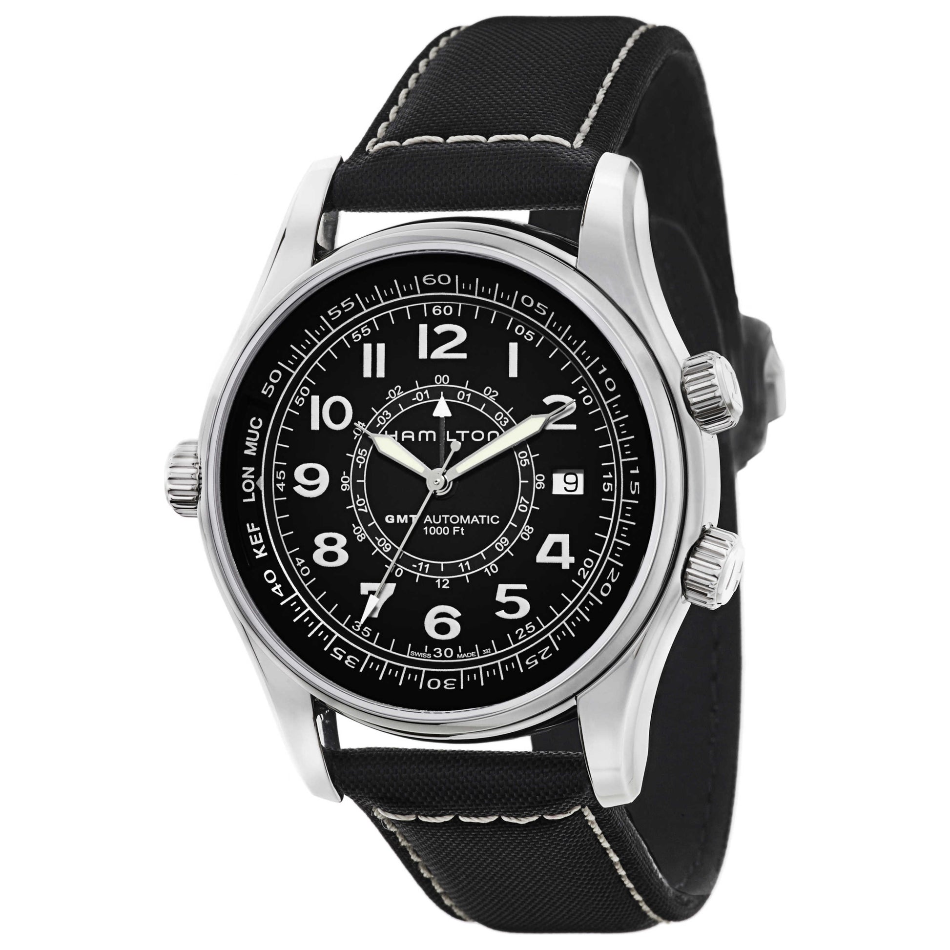 Front view of Hamilton Khaki Navy Men's Automatic Watch H77505433