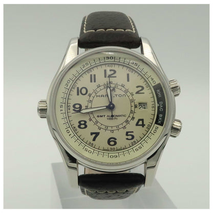 Front view of Hamilton Khaki Navy Men's Automatic Watch H77525553-PO