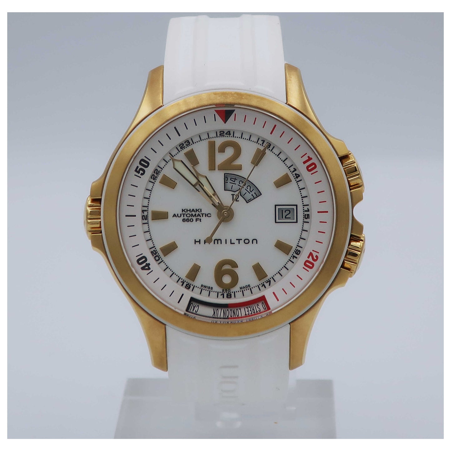 Front view of Hamilton Khaki Navy Men's Automatic Watch H77535825-SDV