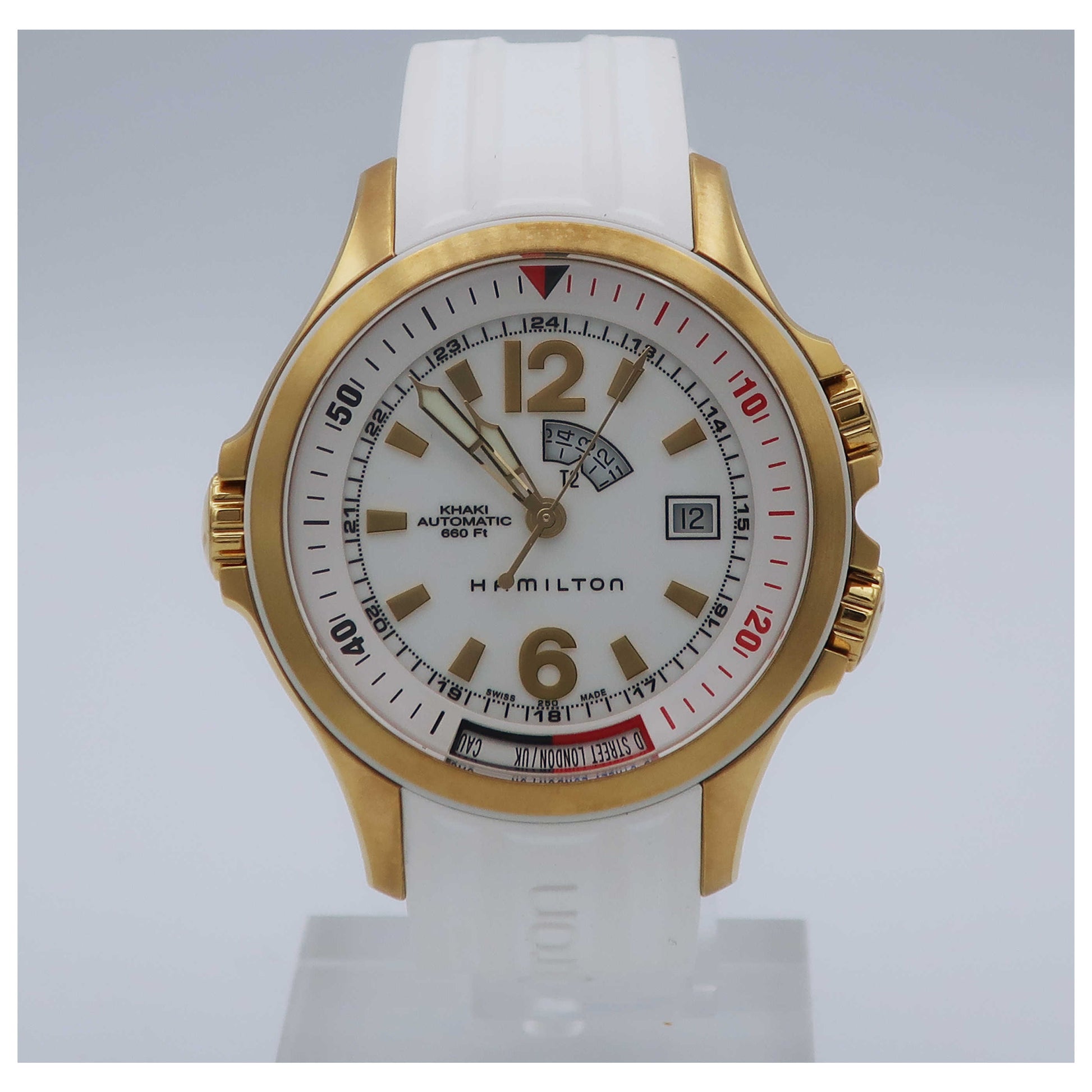 Front view of Hamilton Khaki Navy Men's Automatic Watch H77535825-SDV