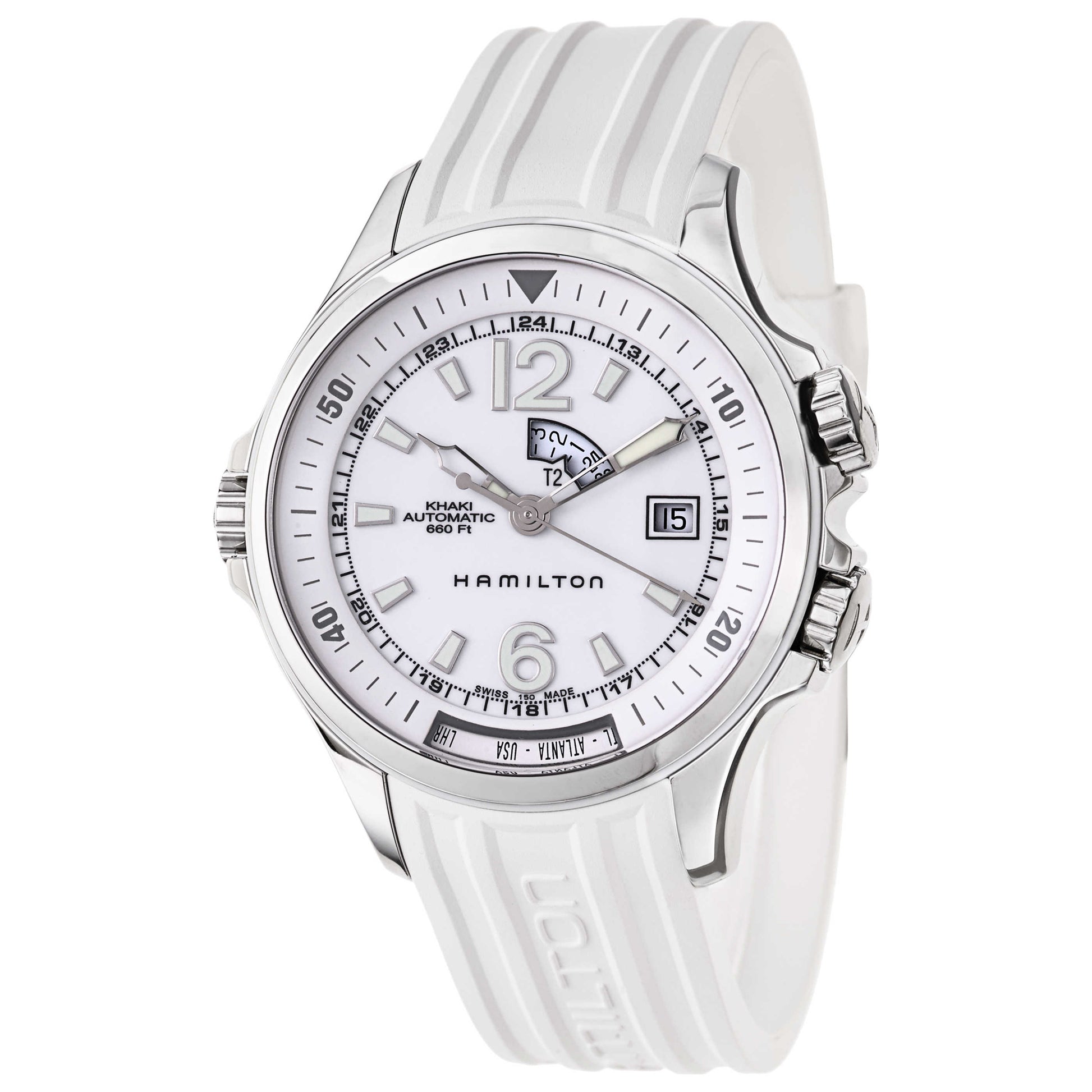 Front view of Hamilton Khaki Navy Men's Automatic Watch H77595815