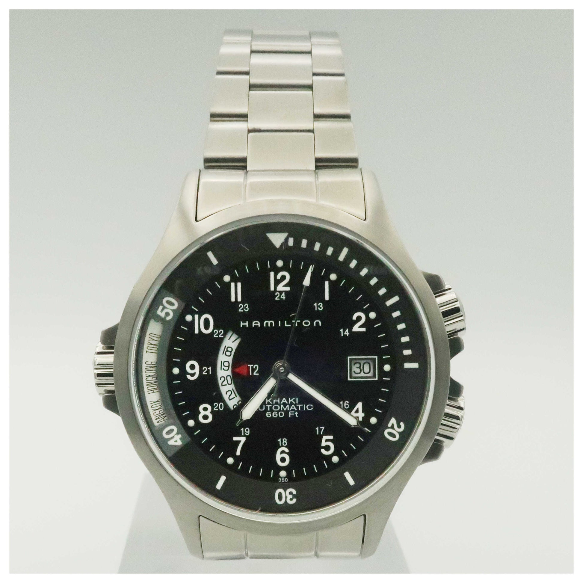 Front view of Hamilton Khaki Navy Men's Automatic Watch H77615133-SDV