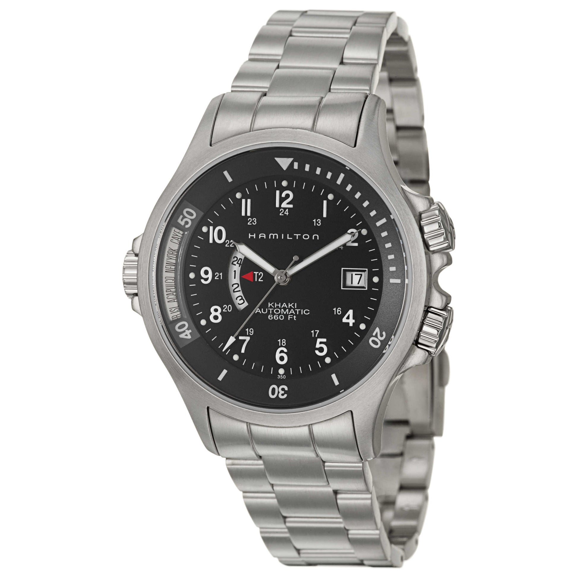 Front view of Hamilton Khaki Navy Men's Automatic Watch H77615133