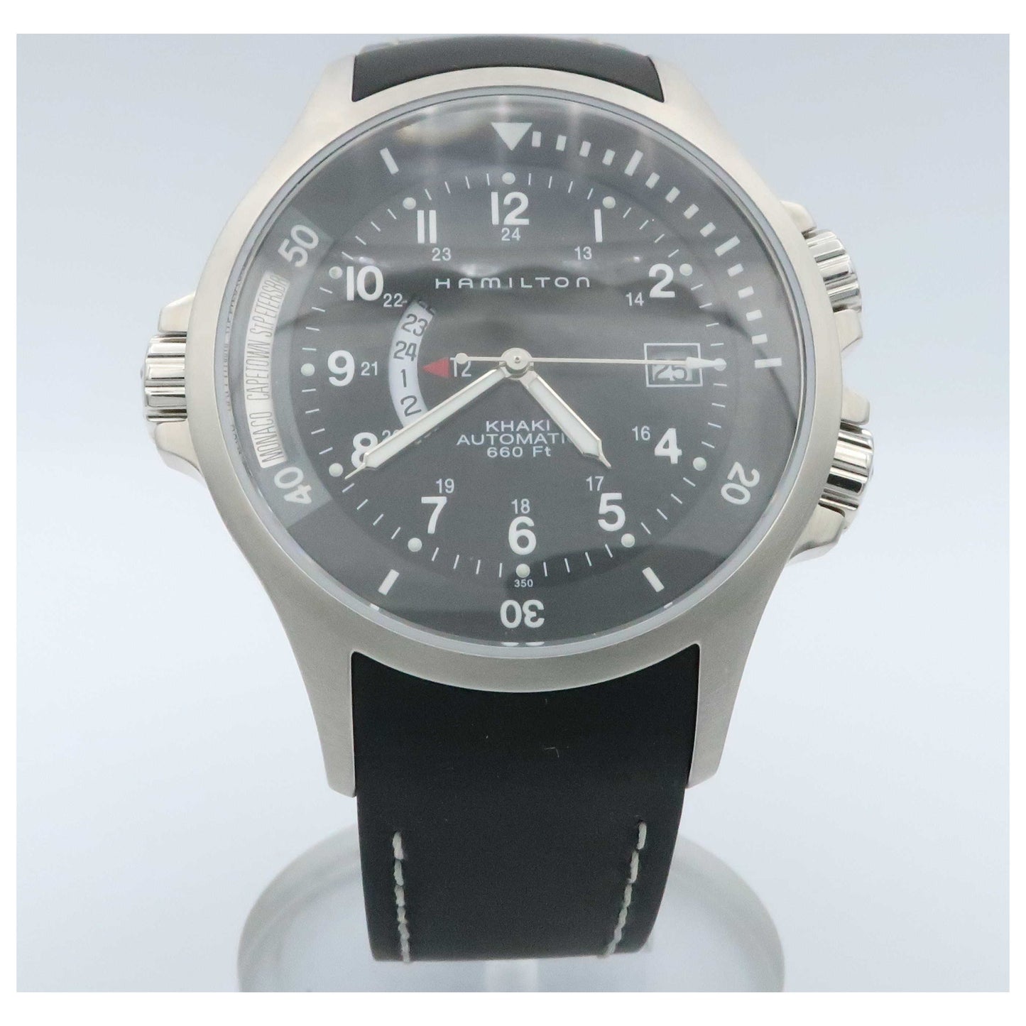 Front view of Hamilton Khaki Navy Men's Automatic Watch H77615333-PO